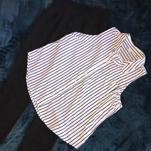 Old navy button up top